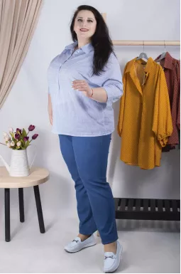 Брюки средние стрейч коттон супер батал