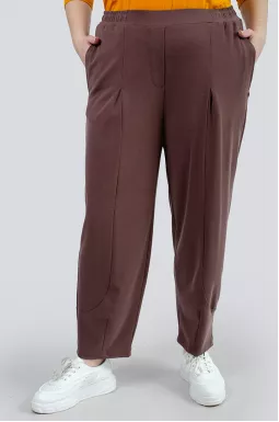 Брюки банани трикотажні з прикрасою супер батал