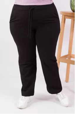 Удобные прямые брюки супер батал