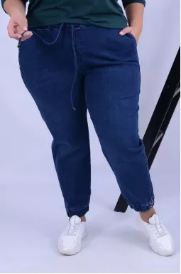 Джинси завужені на резинці батал