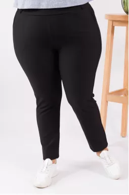 Брюки зауженные классические однотонные супер батал