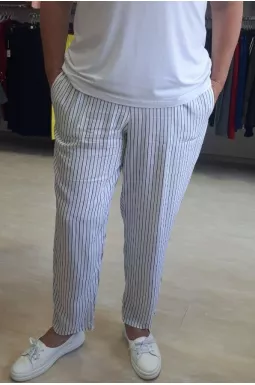 Брюки 7/8 штапельні супер батал