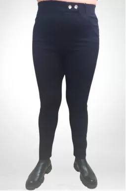 Чорні стрейчеві джегінси супер батал