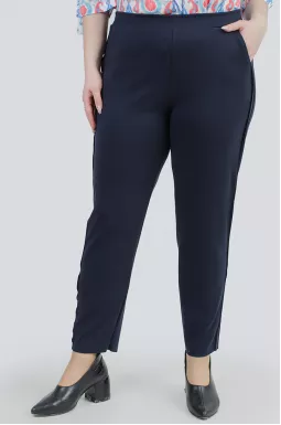 Классические брюки с лампасом батал 