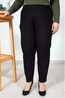 Базові брюки з високою талією батал