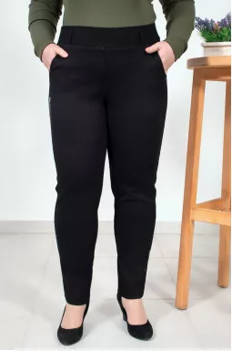 Брюки зауженные из антицеллюлитной ткани супер батал