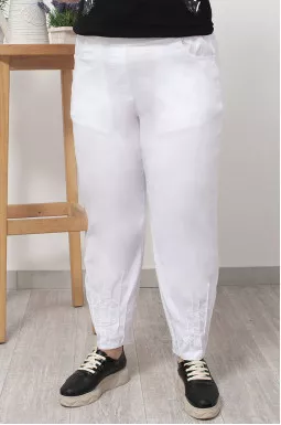 Котонові брюки банани батал