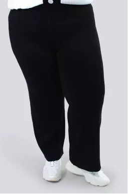 Брюки теплые широкие мелкая вязкая батал