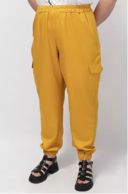 Летние брюки карго в ярких цветах батал