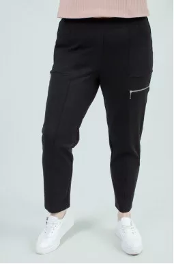 Брюки з широкими кишенями і блискавкою супер батал