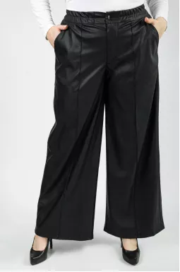 Кожаные брюки супер батал