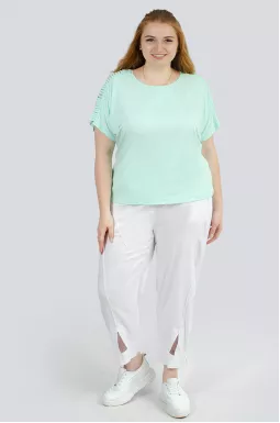 Брюки банани з вирізами великих розмірів