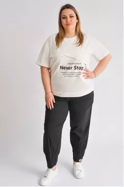 Стильні брюки банани великих розмірів