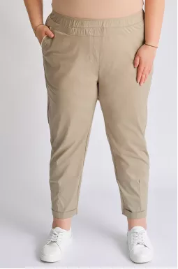 Легкі брюки з декором великих розмірів