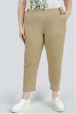 Легкі котонові брюки великих розмірів