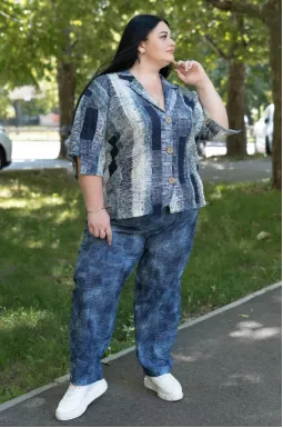 Брюки банани із жатки великих розмірів