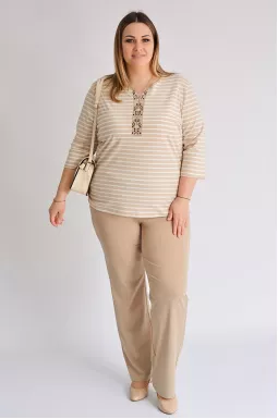 Брюки трикотажні великих розмірів