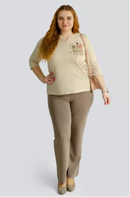 Брюки з прикрасою великих розмірів