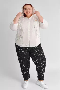 Брюки карго в принт великих розмірів