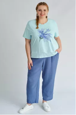 Брюки банани на резинці великих розмірів