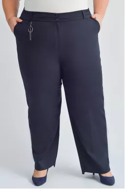 Брюки 7/8 з декоративним акцентом великих розмірів