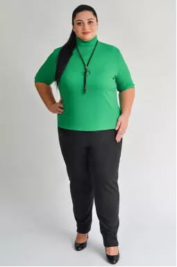 Зауженные кашемировые брюки с эластичным поясом и карманами больших размеров