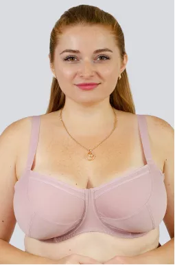 Бюстгальтер однотонний у лаконічному дизайні великих розмірів