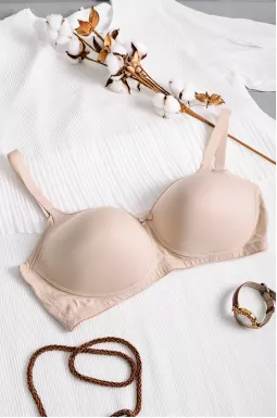 Бюстгальтер базовий однотонний великих розмірів