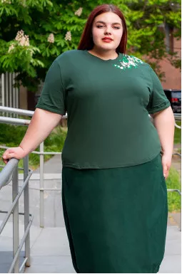 Вышиванка-футболка больших размеров