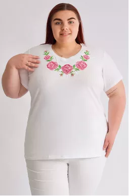 Вышиванка-футболка больших размеров