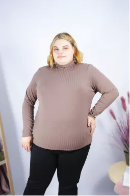 Гольф під горло рубчик супер батал