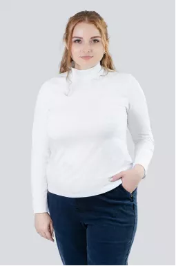 Гольф базовий однотонний трикотажний супер батал