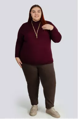 Гольф однотонний великих розмірів