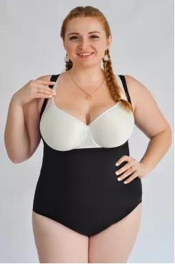 Боді з утяжкою для корекції фігури великих розмірів