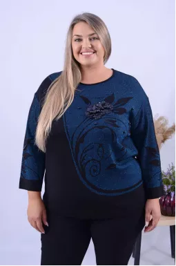 Джемпер з люрексовою ниткою