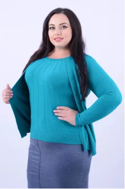 Джемпер-кофта однотонний