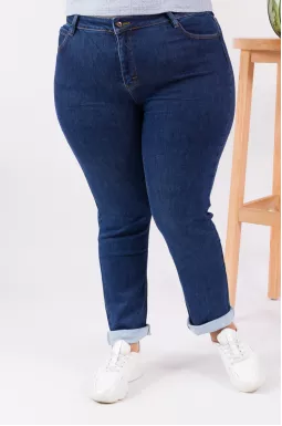 Джинси завужені теплі батал