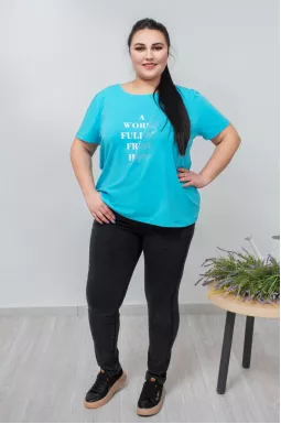 Джеггінси з прикрасою батал