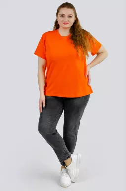 Джинсы 7/8 с украшениями и поясом больших размеров