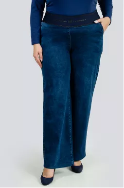 Джинсы широкие больших размеров