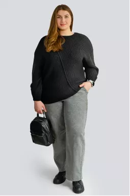 Джинсы на резинке больших размеров