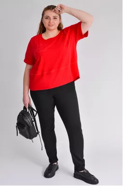 Джеггинсы черного и графитового цвета больших размеров