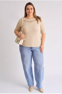 Джинсы бананы классические больших размеров