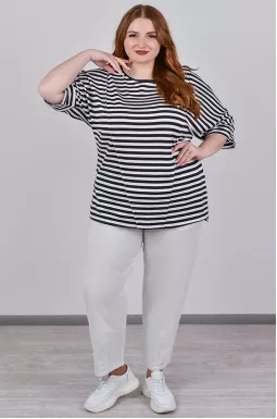 Брюки банани з декоративною вишивкою великих розмірів