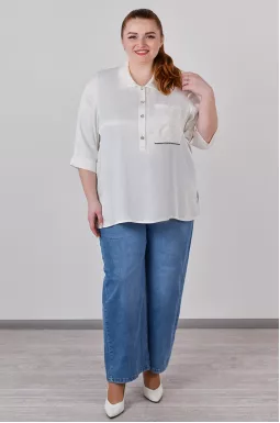 Джинси широкі з поясом на резинці і шнурком великих розмірів