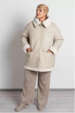 Дубленка с мехом больших размеров