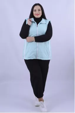 Жилет однотонный с лампасами