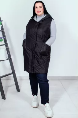 Жилет с нашивкой на спине батал