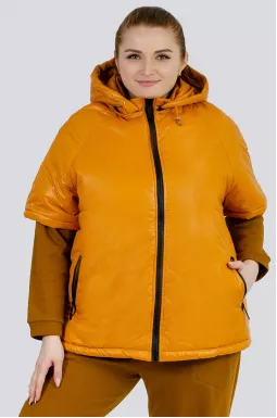 Жилет в ярких цветах больших размеров