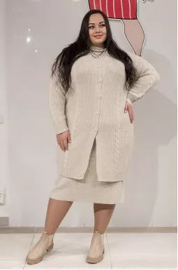 Кардиган крупної в'язки до 64 розміру